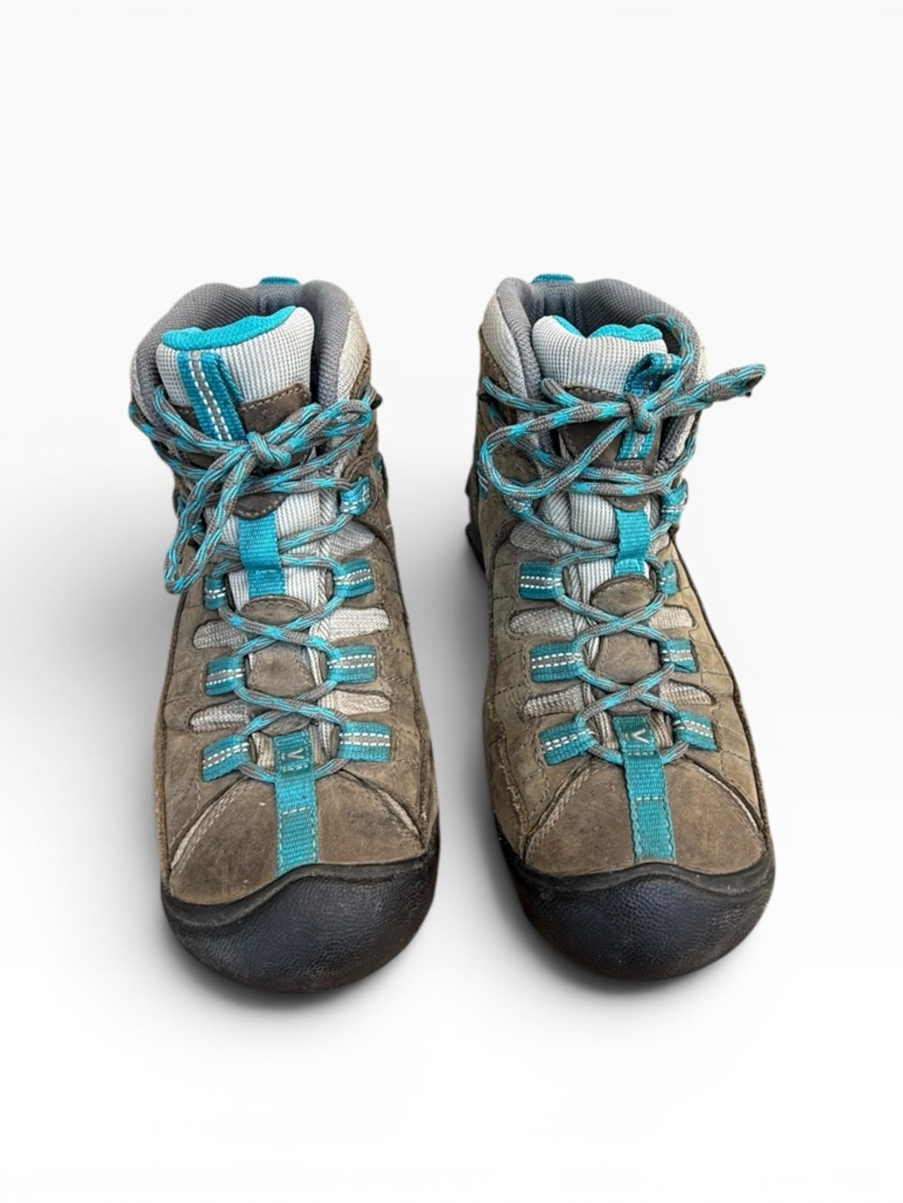 Keen Women's Targhee II Mid Waterproof Gargoyle/Caribbean Sea Women’s size 9 - Picture 3 of 13